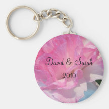 Rose de cadeau de mariage porte-clés