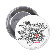 Rose de graffiti pin's avec agrafe
