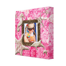 Rose de modèle photo d'impression de toile d'enfan toile tendue sur châssis