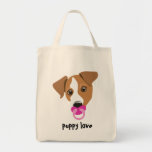 Rose de sac fourre-tout à amour de chiot