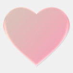 Rose des autocollants 3D de coeur