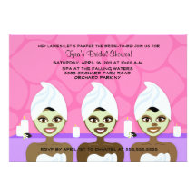 Rose et pourpre NUPTIALES d'INVITATION de DOUCHE d