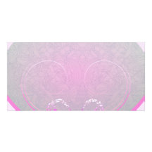 Rose expressif et le gris tourbillonne cadeau de v photocarte customisée