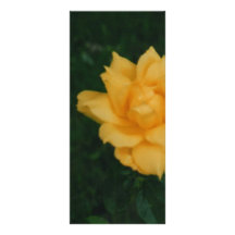 Rose jaune modèle de carte double