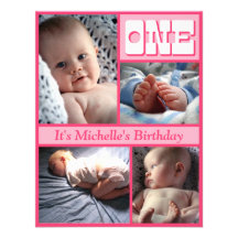 Rose multi de cadre une invitation d'anniversaire
