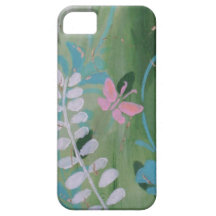Rose papillon.png iPhone 5 case