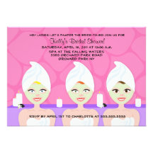 Rose/pourpre NUPTIALES d'INVITATION de DOUCHE de S