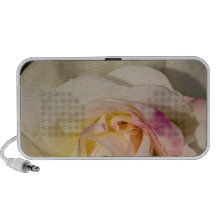 Rose presque blanc haut-parleurs PC