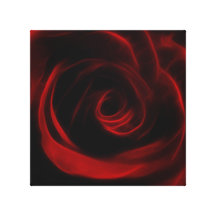 Rose rouge de jour de Valentines Toiles Tendues Sur Châssis
