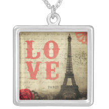 Rose vintage de Paris | Colliers