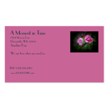 Roses Cartes De Visite Personnelles