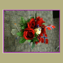 ROSES DE LA NORVÈGE cartes postales