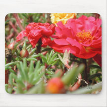 Roses de mousse tapis de souris