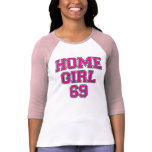 Roses indien À LA MAISON de la FILLE 69 T-shirt