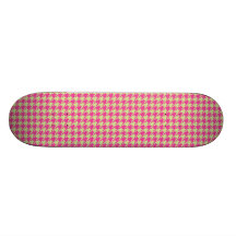 Roses indien et menthe de pied-de-poule planches à roulettes customisées