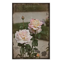 Roses vintages photo d’art