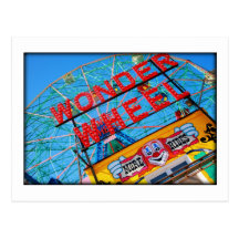 Roue de Coney Island Ferris Cartes Postales