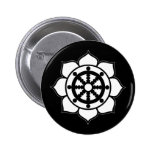 Roue de Dharma de fleur de Lotus Pin's