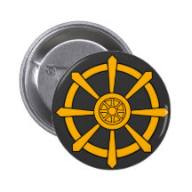 Roue de Dharma Pin's Avec Agrafe