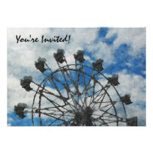 Roue de Ferris Artsy Faire-parts
