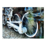 Roues de train carte postale