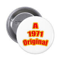 Rouge 1971 original badges avec agrafe