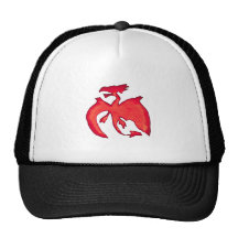 Rouge de dragon casquette