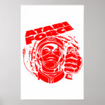 Rouge de force d'Atari Poster