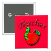 Rouge de professeur badge