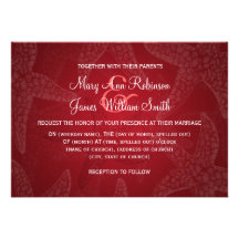 Rouge d'étoiles de mer de mariage de plage invitations