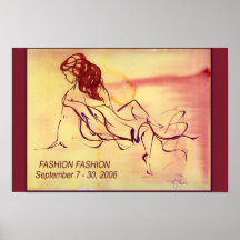 Rouge foncé poster