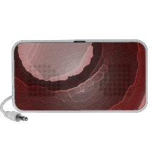 rouge haut-parleur mobile