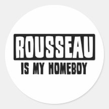 Rousseau est mon Homeboy Adhésif