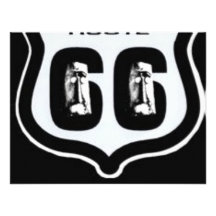 Route 66 Kingman Arizona van Headicus van Gigantic Persoonlijke Aankondigingen