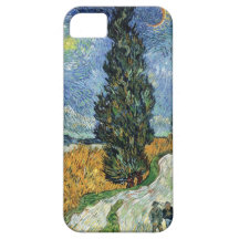 Route de Van Gogh avec le coque iphone de cyprès Coque iPhone 5