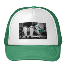 Roxana & het groene & witte pet van Anthony