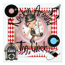 Royal une partie de Rockin - SRF Faire-part Personnalisables