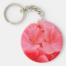 Roze Bloem Keychain Sleutel Hanger