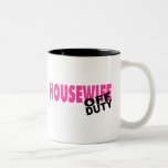 (Roze) Huisvrouw buiten dienst Mok