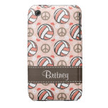 Roze iPhone 3 van het Volleyball de Dekking van de iPhone 3 Covers