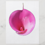 Roze lelie folder ontwerp