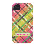 Roze, Limoen & het Oranje Geval van de Telefoon va Vibe iPhone 4 Case