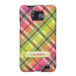 Roze, Limoen & het Oranje Geval van de Telefoon va Galaxy S2 Hoesje