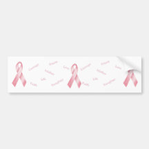 Roze Lint Bumperstickers