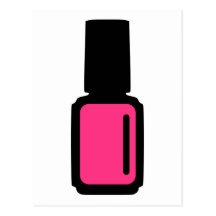 Roze Nagellak Wens Kaart