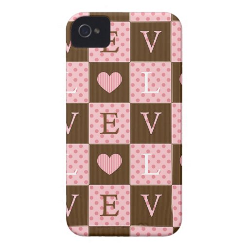 Roze non-Personalized iPhone4/4s Geval van de Lief iPhone 4 Cover