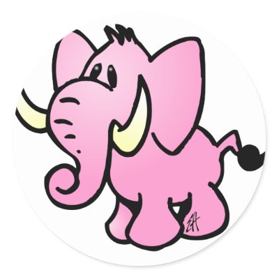 Roze Olifant