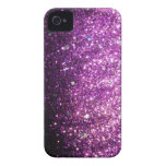 Roze Paars schittert het Geval van iPhone van de F iPhone 4 Case-Mate Hoesjes