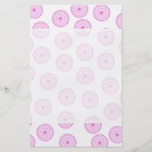 Roze Patroon Cupcake Gepersonaliseerde Folder