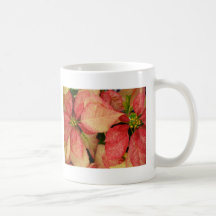 Roze Poinsettia Koffie Bekers